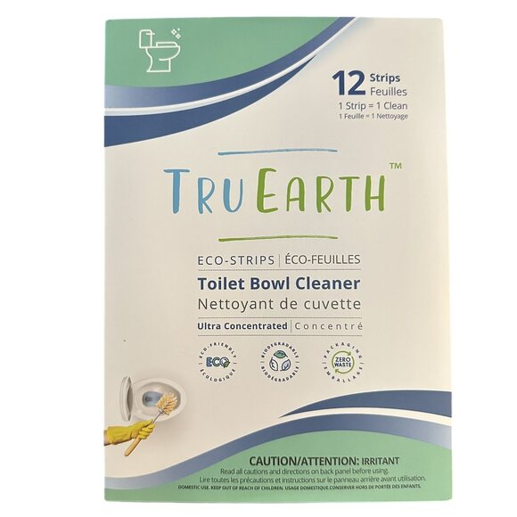 Tru Earth Toilet Bowl Cleaner 24 Eco-Strips Ultra Concentrated (2 Packs of 12) - Picture 2 of 3